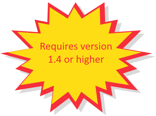 Version 1.4 or higher