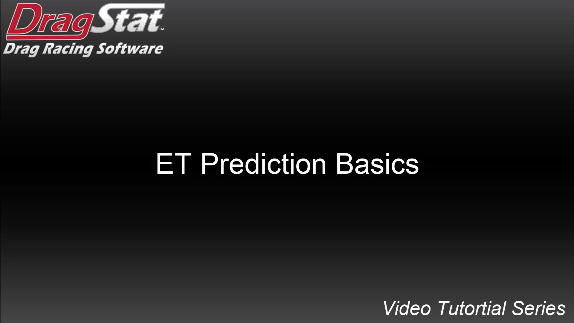 Et Prediction Basics