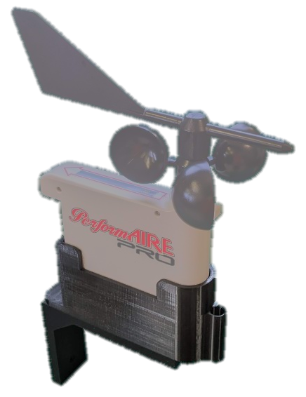 Shelf Mount Weather Station Holder